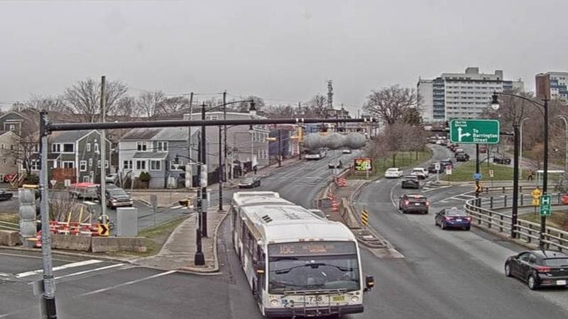 Mac Donald Bridge - Dartmouth bound