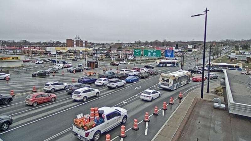 Macdonald Bridge - Halifax bound
